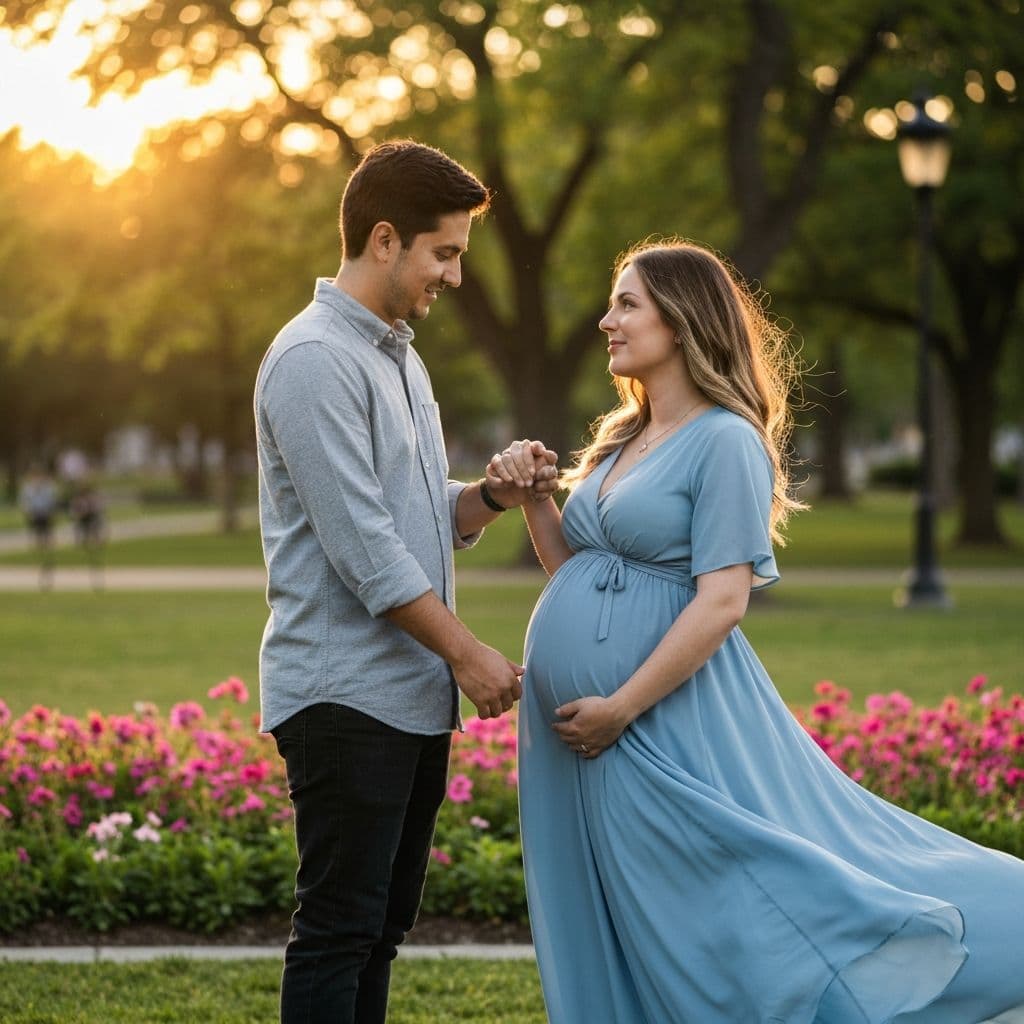 Pregnant couple